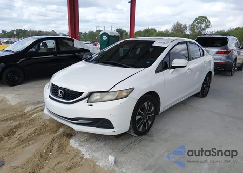 2014 Honda Civic Ex z USA, uszkodzony, nr VIN 19XFB2F87EE019995